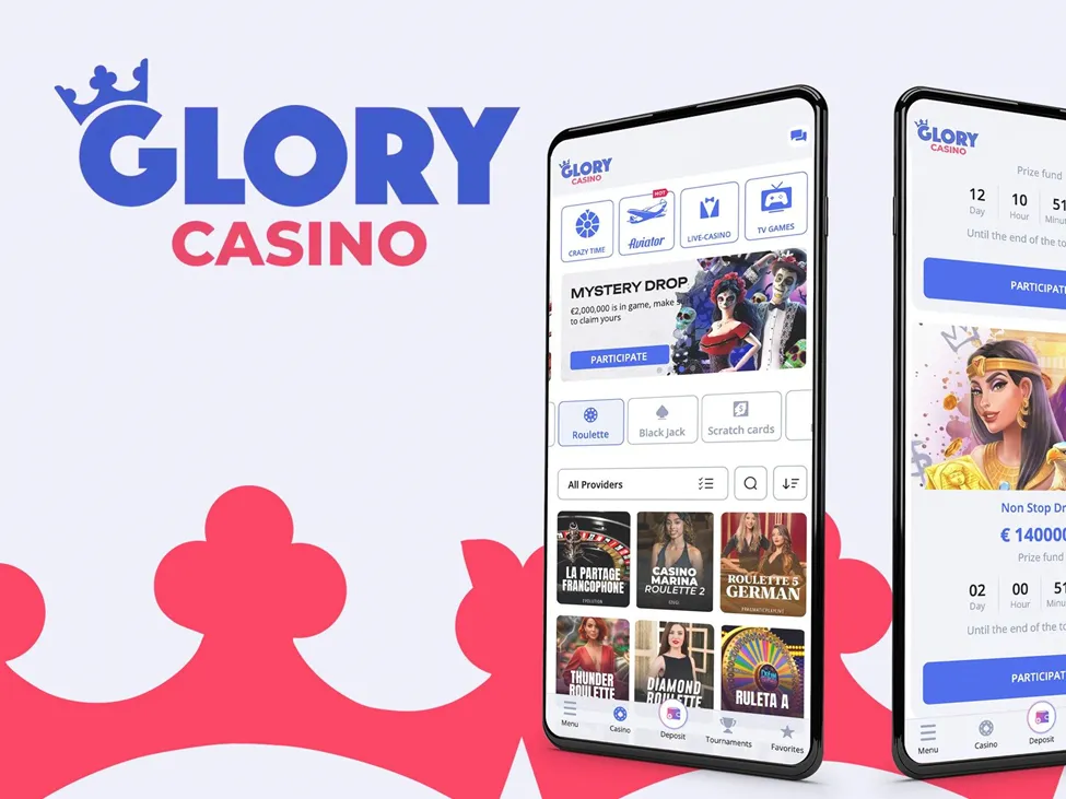 Glory Casino mobile app download for Android